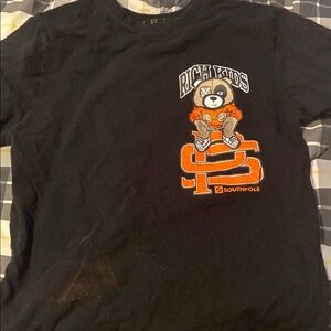 Southpole Black Graphic T-Shirt